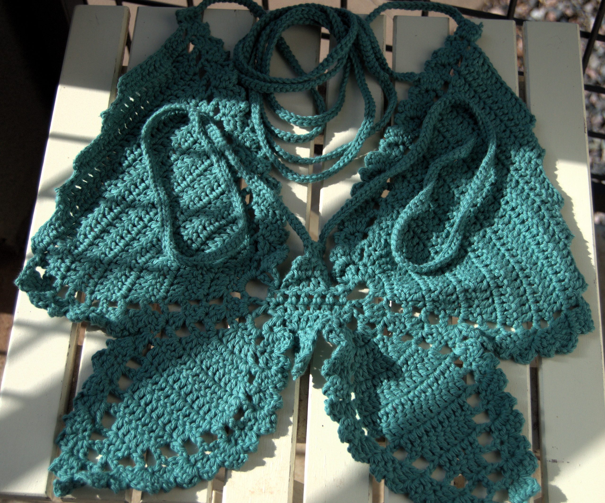 Teal Butterfly Top