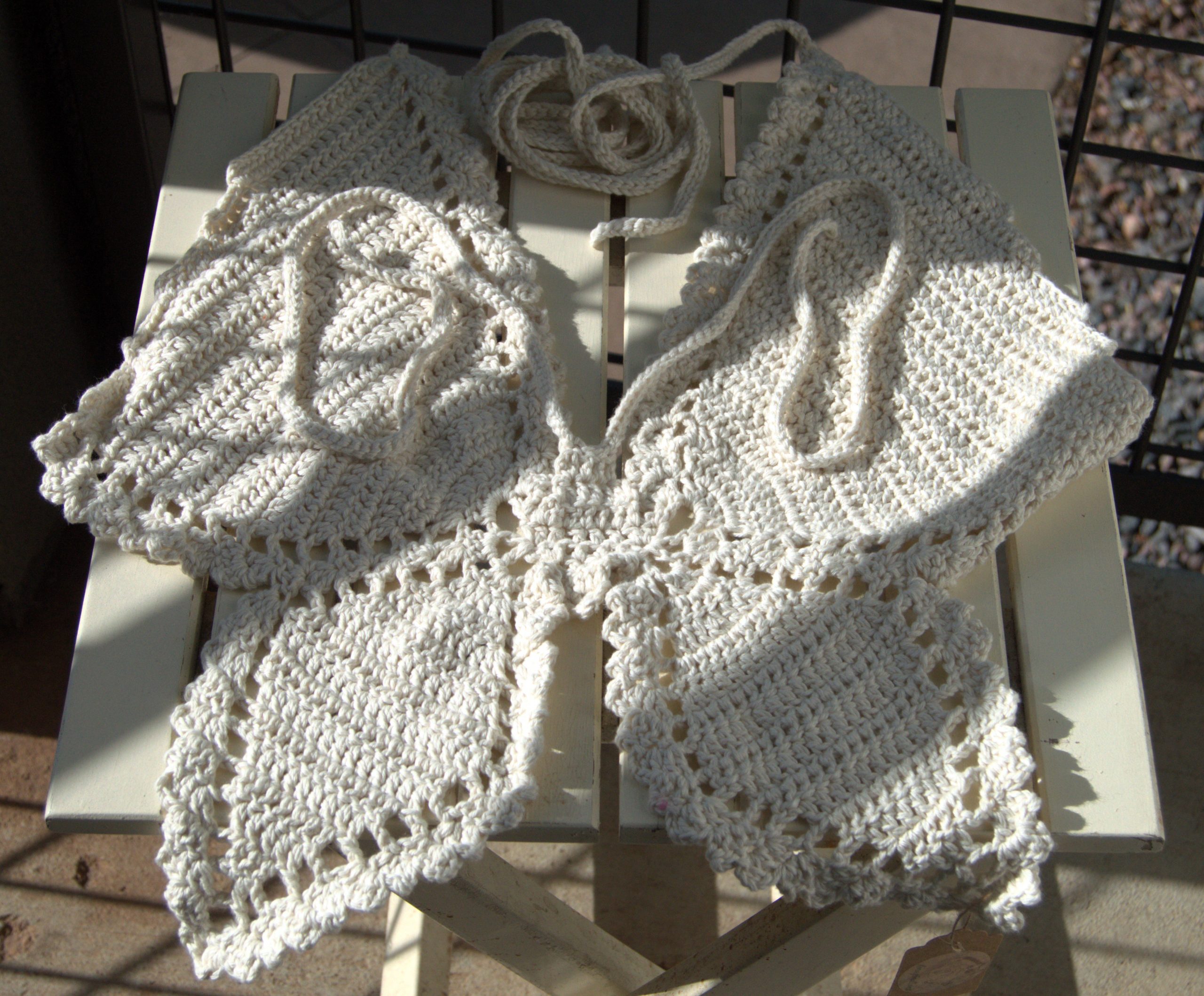 Natural White Butterfly Top